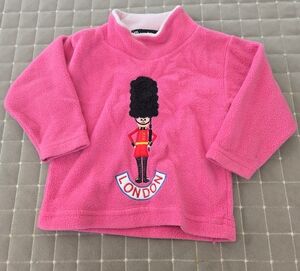Cozy Pink Kids Sweater with Guard Design